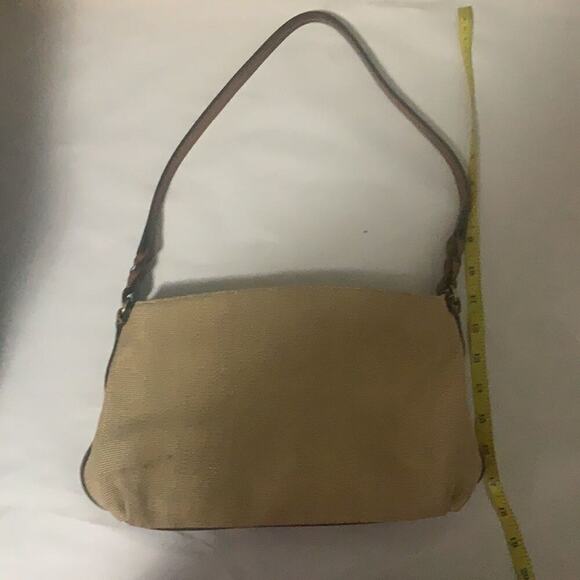 FOSSIL 5 COMPARTMENT BAG LEATHER HANDLE - Picture 5 of 10